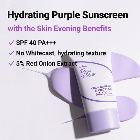 ISNTREE Onion Newpair Sunscreen 50ml, 1.69 fl.oz | SPF40 PA+++| hydration | No White Cast | Even the skin tone | Korean skin care