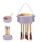 Makeup Brush Cleaner Mat, 3 in 1 Foldable Silicone Cosmetic Brush Cleaner for Cleaning and Organizer