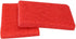 uxcell 3pcs Non-Scratch Scouring Pad, Red - 6"x4" Scrub Pads for Kitchen and Dishwashing