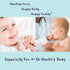 Little Fox Baby Oral Cleaner 42Pcs, Upgrade Designed + 1 Free Finger Toothbrush with Case for Infants