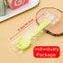 4.3" Mini Disposable Sporks 100ct, Plastic Spork 2-in-1 Utensils, 4 Colors, 25ct Individual Package Per Color - Made by Mavere by mavere