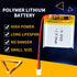 3.7V 500mAh 603030 Lipo Battery Pack, Rechargeable Lithium Polymer Ion Battery with PH2.0mm JST Connector