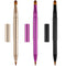 TOODOO 3 Pieces Lip Brush, Retractable Lipstick Liner Brush, Dual-ended Foundation Makeup Brush with Cap