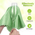 HOMEXCEL 6PK Microfiber Glass Cleaning Cloths, 16"x14", Lint Free for Glasses, Mirrors, and Screens