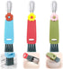 Qianyu 3 Pack 3 in 1 Cup Lid Cleaning Brush Set, Multifunctional Insulation Bottle Cleaning Tools for Home Kitchen