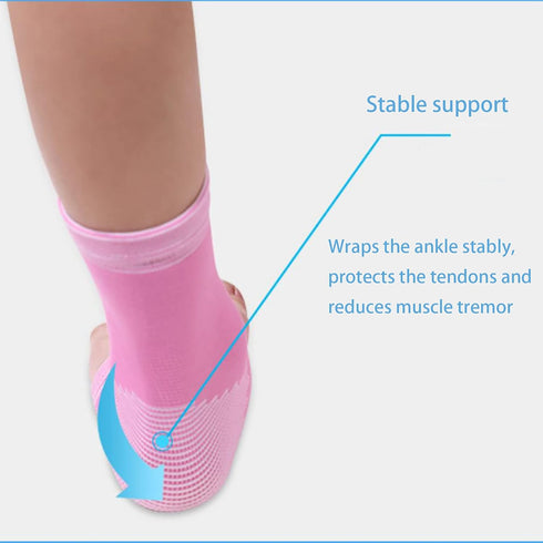 TXBONA 1 Pair Kids Compression Sleeves Foot Arch Support,Kids Children Ankle Brace,Plantar Fasciitis Sock for sprained
