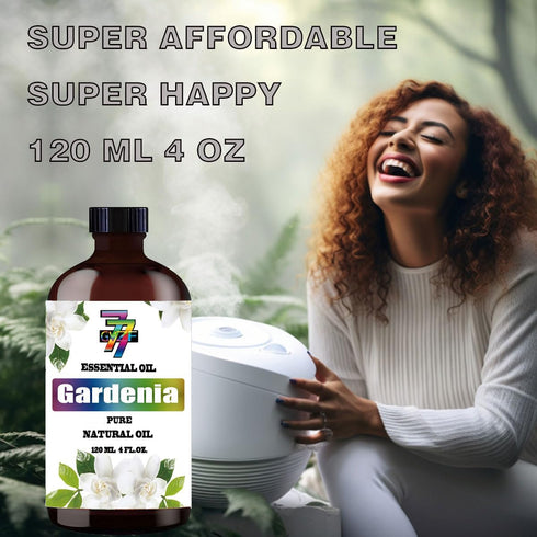 Gardenia Essential Oil 4 Fl Oz (120ml) for Diffuser, Humidifier, Home, Bath, Cleaning, Massage, Yoga, DIY Candle