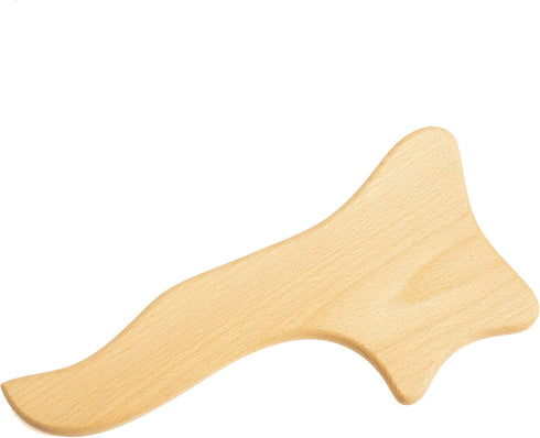 Neck Massager Roller Stick and Gua Sha - Wooden Foam Roller Massage Tools for Relaxation, Pain Relief, and Improved