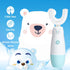Kids Electric Toothbrush, 6 Cleaning Models Toddler Waterproof Battery Powered Sonic U-Shaped Toothbrush