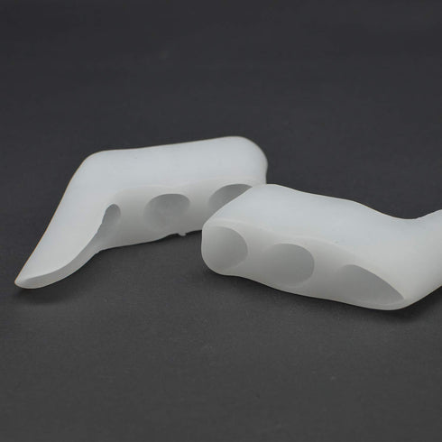 10Pcs Toe Separators, Triple Gel Corrector for Overlapping Toes, Pinky Toes Corrector