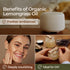 Gya Labs Organic Lemongrass Essential Oil - 100% Pure Natural Oil for Skin, Hair, Aromatherapy Diffuser (0.34 Fl Oz)