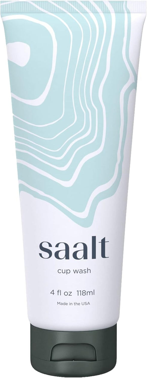 Saalt Menstrual Cup Wash Cleanser - pH Balanced, No Irritants, 4oz
