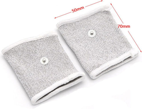 E-stim Adjustable Fabric Silver Thread Conductive Loop Accessories for Tens Stim Finger Massager