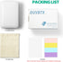 OUVBTX 8 Weekly Pill Organizer, Extra Large Pill Box with Labels and Storage Bag, GRIDS Medicine Pill Organizer