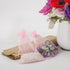 HRX Package 100pcs Pink Organza Bags, 4 x 6 Inches Wedding Christmas Favors Gift Drawstring Jewelry Pouches