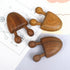 Rosojodg Yellow Natural Sandalwood Scraping Massage Tool Facial Eye Massage Tool Acupuncture Stick Wooden Massager