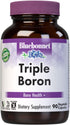 Bluebonnet Triple Boron 3 mg Trace Mineral Bone Support Supplement, 90 Vegetarian Capsules