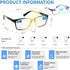 K KENZHOU 2 Pack Multifocus Reading Glasses for Men Women, Blue Light Blocking Readers & Computer Eyeglasses