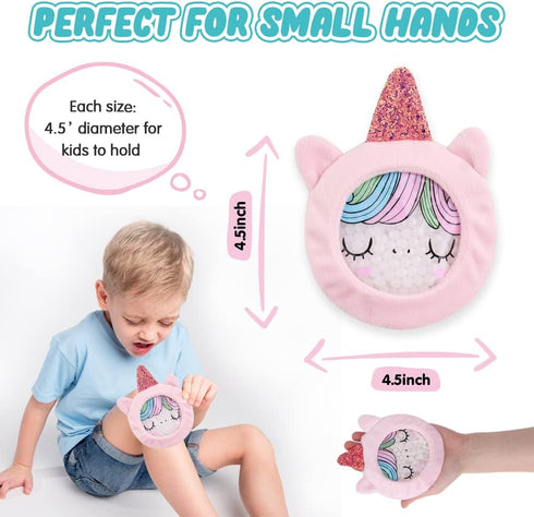 Hilph Kids Ice Packs for Boo Boos, Reusable Cold Packs with Sleeves for Toddler Animal Hot Cold Therapy (3 Packs)