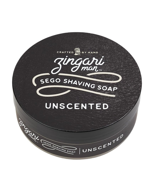 Zingari Man - The Unscented Shave Soap - Smooth Glide Grooming Accessories for Men - 5oz Jar