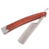 Straight Razor - Professional Barber Razor for Men with Wood Steel Shaving Carbon for Home & Salon Grooming