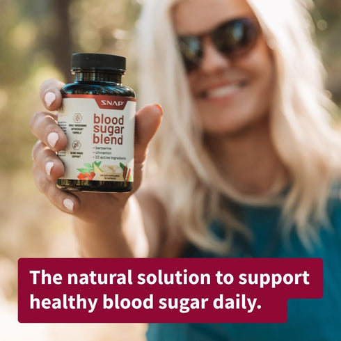 Snap Supplements Blood Sugar Blend, Support Healthy Blood Sugar, 60 Capsules (60 Count)