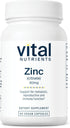 Vital Nutrients Zinc Citrate 30mg | Vegan Immune Support Supplement | Non-GMO, Gluten, Dairy, Soy Free | 90 Capsules