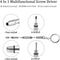 Upgraded Eyeglass Repair Kit with Precision Screwdriver Set, Various Screws, Nose Pads, and Tweezers