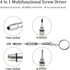 Upgraded Eyeglass Repair Kit with Precision Screwdriver Set, Various Screws, Nose Pads, and Tweezers