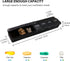KIRIYUUKI 7 Silicone Weekly Pill Organizer, Day Pill Box Medicine Box Dail Arthritis-Friendly, Large Medicine Case