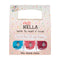 MISS NELLA WINTER GLITTER Nail Polish Set - Easy Peel Off, Water Based Formula, 3 Colors of Nail Glitter