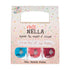 MISS NELLA WINTER GLITTER Nail Polish Set - Easy Peel Off, Water Based Formula, 3 Colors of Nail Glitter