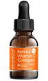 Retinol Vitamin C Collagen | Super Charged Anti-Aging Serum Trial Size for Face | Pharmaceutical Grade Quality, Smooths