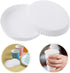 100Pcs Disposable Paper Cup Cover, Recycled Hot Cup Lid for Tea Coffee Mug, Stackable for Cafe Hotel