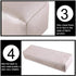 Nail Arm Rest for Acrylic Nail Art, Stripe Leather Soft Sponge Hand Rests Cushion for Manicure Care