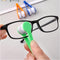 KINGVELLY 8 Pcs Mini Eyeglass Cleaner Kit, Microfiber Glasses Cleaning Clip with Soft