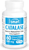 Supersmart Catalase 500mg per Day, Natural Enzyme Anti Gray Hair Supplement, 60 Delayed Release Capsules