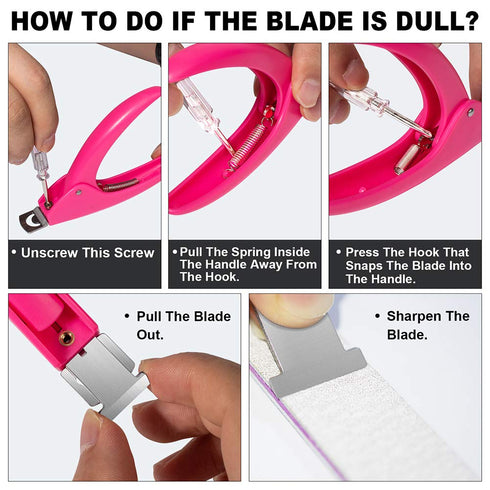 Pink Adjustable Artificial Acrylic Fake Nail Clipper, False Nail Tip Trimmer for Salon Home Manicure Pedicure