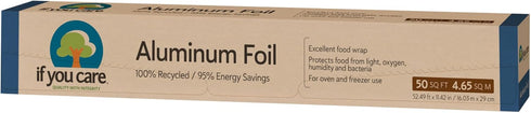 If You Care 100% Recycled Aluminum Foil, 50 FT Roll