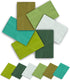 qiqee Green Series 6 Colors Dinner Paper Napkins, Disposable Hand Towels for Birthday, Wedding, Party (192 Count)