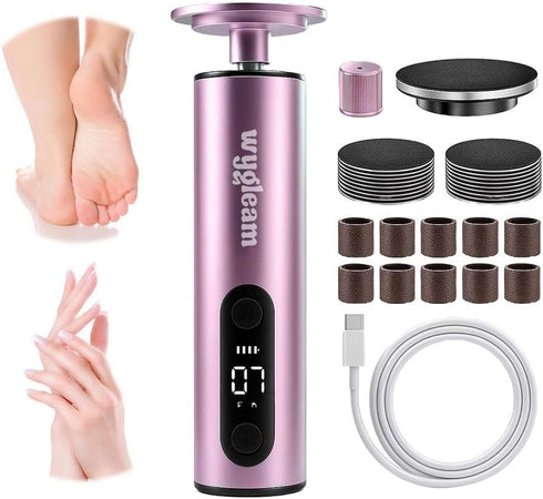 WYGLEAM Electric Callus Remover for Feet & Nail File Drill Kit - 2