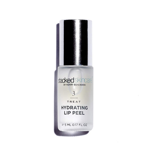 Hydrating Lip Peel - No Rinse Exfoliator & Moisturizer for Dry Lips, Vegan Treatment with AHA & Glycolic Acid