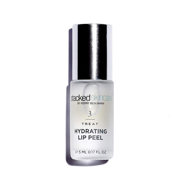Hydrating Lip Peel - No Rinse Exfoliator & Moisturizer for Dry Lips, Vegan Treatment with AHA & Glycolic Acid