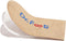 Dr.Foot Adjustable Orthopedic Heel Lift Inserts, Height Increase Insole for Heel Pain, Sports Injuries (Beige, 3