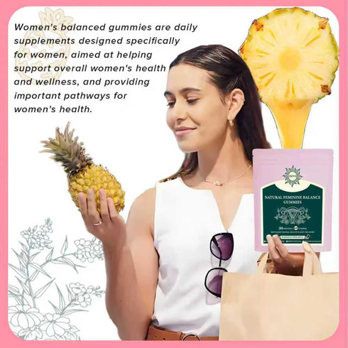 ZKTIA Gummies Immune 60 Gummies 30 Premium Feminine Balance - Vaginal Probiotics for Womens Health & Wellness - Support
