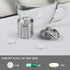 Waterproof Pill Organizer, Stainless Steel Pill Case, Keychain Pill Holder, Portable Pill Container Single Chamber Pill Box Outdoor Camping, Size: 1.2 x 1.2 x 1.65 inches