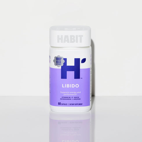 Habit Libido Supplement (60 Capsules) - Natural Aphrodisiac Blend with Maca, Ashwagandha, Supports Energy