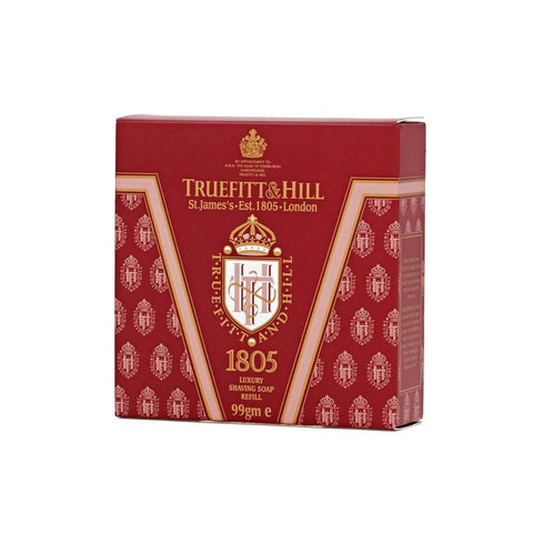 Truefitt & Hill Luxury Shaving Soap Refill, Acacia Wood Bowl - 1805, 3.3 oz