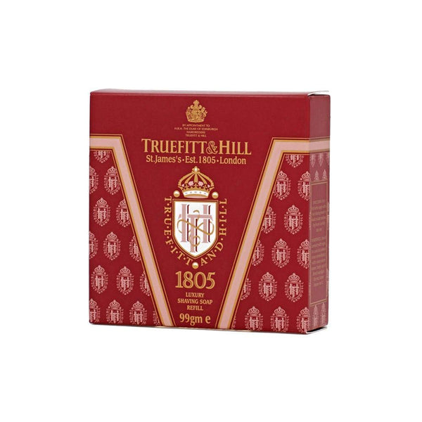 Truefitt & Hill Luxury Shaving Soap Refill, Acacia Wood Bowl - 1805, 3.3 oz
