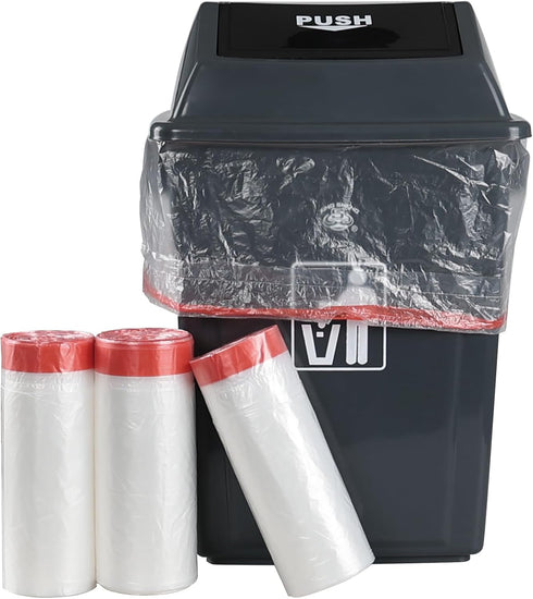 10 Gallon Kitchen Trash Bags, Medium Drawstring Garbage Bags, 108 Counts